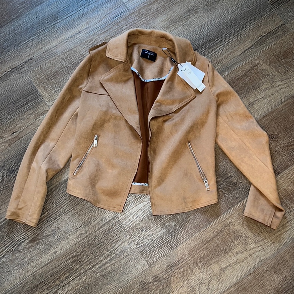 Velvet Brown Collared Jacket